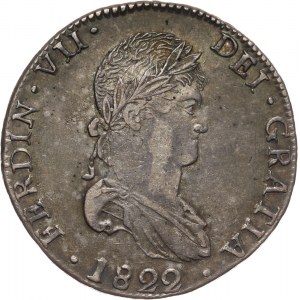 Meksyk, Ferdynand VII, 8 reali 1822 D-CG, Durango