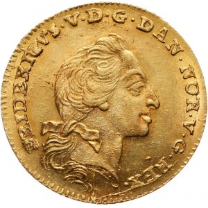 Denmark, Frederik V, 12 marks (Courant Ducat) 1761 W, Copenhagen