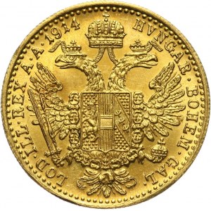 Austria, Franz Joseph I, Ducat 1914, Vienna