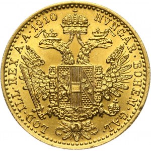 Austria, Franz Joseph I, Ducat 1910, Vienna