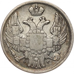 Zabór rosyjski, Mikołaj I, 15 kopiejek = 1 złoty 1834 НГ, Petersburg