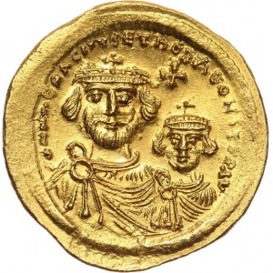 Byzantine Empire, Heraclius 610-641, Solidus, Constantinople