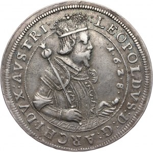 Austria, arcyksiążę Leopold V, talar 1628, Hall
