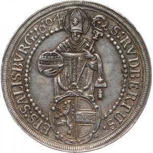 Austria, Salzburg, Johann Ernst von Thun und Hohenstein, Taler 1694