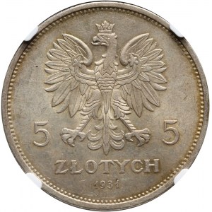 II RP, 5 złotych 1931, Warszawa, Nike