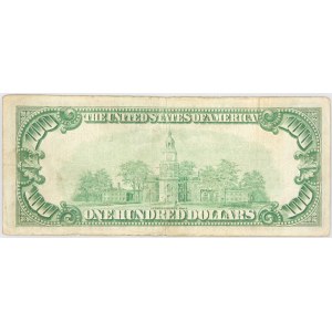 Stany Zjednoczone Ameryki, New Jersey, The Paterson National Bank, 100 dolarów 1929