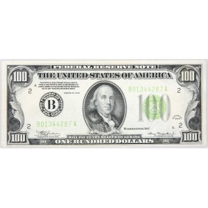 USA, Federal Reserve Note - New York, 100 Dollars 1934