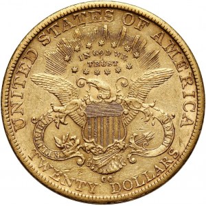 USA, 20 Dollars 1889 CC, Carson City