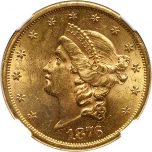 USA, 20 Dollars 1876 S, San Francisco