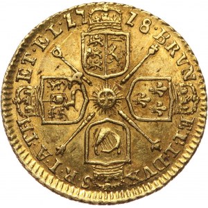Great Britain, George I, Quarter Guinea 1718, London