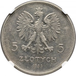 II RP, 5 złotych 1932, Warszawa, Nike