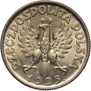 II RP, 1 złoty 1925, Warszawa, żniwiarka