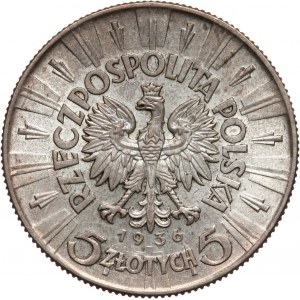 II RP, 5 złotych 1936, Warszawa, Józef Piłsudski