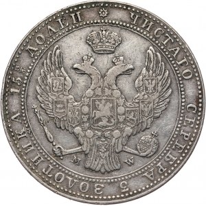 Zabór rosyjski, Mikołaj I, 3/4 rubla = 5 złotych 1838 MW, Warszawa