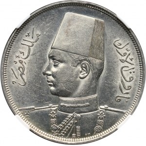 Egypt, Farouk, 20 Piastres AH1358 (1939)