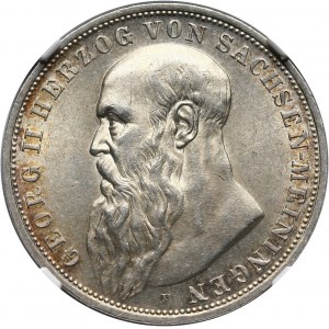 Germany, Saxe-Meiningen, Georg II, 3 Mark 1913