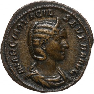 Roman Empire, Otacilia Severa 244-249 (wife of Philip the Arab), Sestertius, Rome