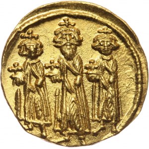 Byzantine Empire, Heraclius 610-641, solidus, Constantinople