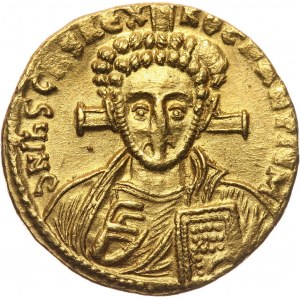 Bizancjum, Justynian II 705-711, solidus, Konstantynopol