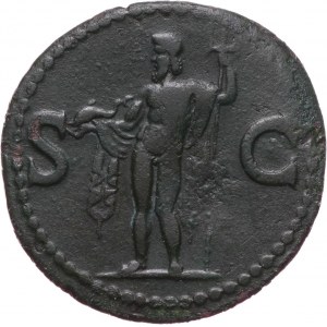 Cesarstwo Rzymskie, Agryppa do 12 n.e., emisja pośmiertna za Kaliguli (37-41), as, Rzym