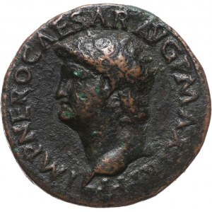 Cesarstwo Rzymskie, Neron 54-68, as, Lugdunum