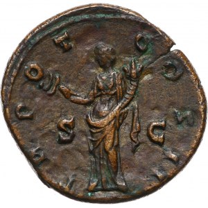 Cesarstwo Rzymskie, Antoninus Pius 138-161, dupondius, Rzym