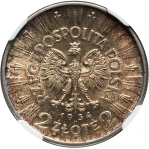 II RP, 2 złote 1934, Warszawa, Józef Piłsudski