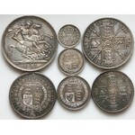 Wielka Brytania, Wiktoria, zestaw monet z 1887 roku, Złoty Jubileusz