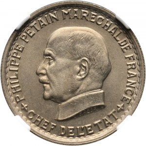 France, Etat Français, 5 Francs 1941, Paris, Marechal Petain