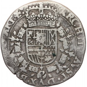 Francja, Artois, Filip IV, 1/2 patagona 1635, Arras