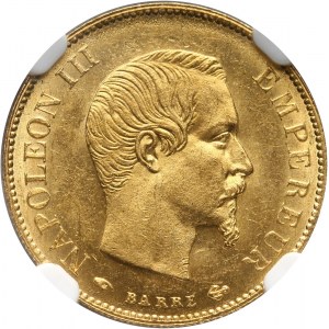 France, Napoleon III, 10 Francs 1859 A, Paris