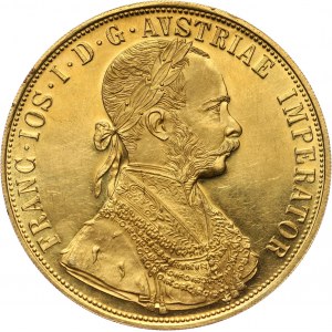 Austria, Franciszek Józef I, 4 dukaty 1910, Wiedeń