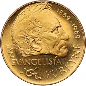 Czechoslovakia, Gold medal 1969, Kremnitz, Jan Evangelista Purkyně