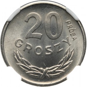 PRL, 20 groszy 1949, PRÓBA, nikiel