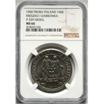 PRL, 100 złotych 1960, Mieszko i Dąbrówka, PRÓBA, nikiel