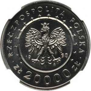 III RP, 20000 złotych 1993, Zamek w Łańcucie, PRÓBA, nikiel