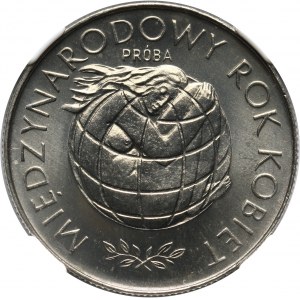 PRL, 20 złotych 1975, Międzynarodowy Rok Kobiet, PRÓBA, nikiel