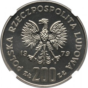 PRL, 200 złotych 1979, Mieszko I, PRÓBA, nikiel