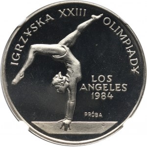 PRL, 500 złotych 1984, Olimpiada w Los Angeles, PRÓBA, nikiel