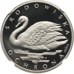 PRL, 1000 złotych 1984, Łabędź, PRÓBA, nikiel