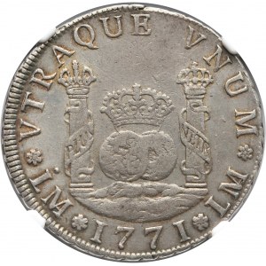 Peru, Karol III, 4 reale 1771 LM JM