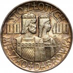 II RP, zestaw 10 i 20 złotych Bolesław Chrobry 1925 oraz 3 x 100 złotych Mieszko i Dąbrówka 1966