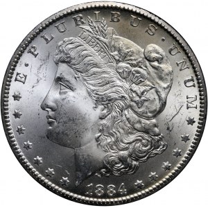 Stany Zjednoczone Ameryki, dolar 1884 CC, Carson City, Morgan