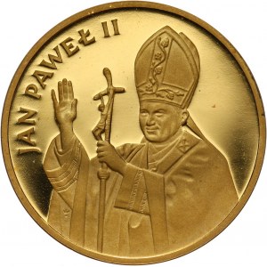 PRL, 2000 złotych 1982, Valcambi, Jan Paweł II, stempel lustrzany