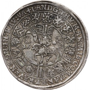 Niemcy, Saksonia-Coburg-Eisenach, Jan Kazimierz i Jan Ernest, talar 1618 WA, Coburg