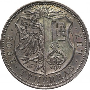 Switzerland, Geneva, 5 Francs 1848