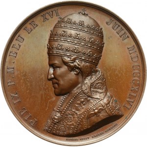 Watykan, Pius IX, medal z 1847 roku