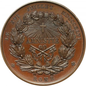 Watykan, Pius IX, medal z 1847 roku