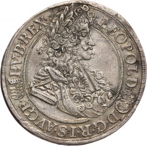 Austria, Leopold I, 1/2 talara 1695 KB, Kremnica