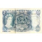 Wielka Brytania, Elżbieta II, 5 funtów (1963-71), Seria Z66 000006